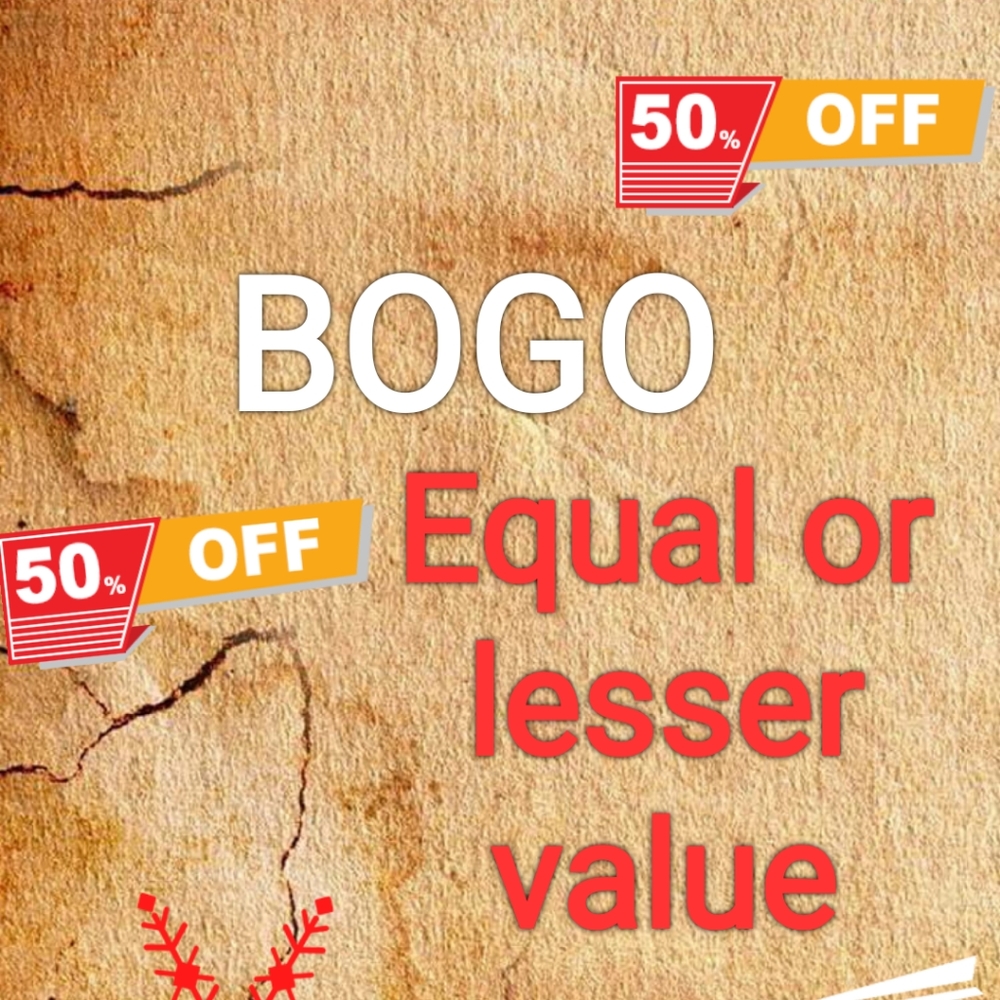 Sale☆ Sale☆ Sale☆ BOGO 50% off